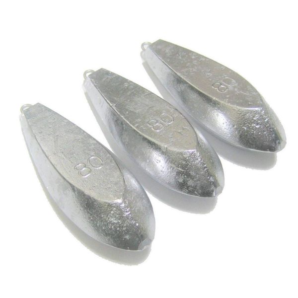 TSUNEYA Fishing Sinker, No. 80, 3 Pieces, Set (Approx. 2.2 lbs (1 kg), Hexagonal Weights for Fishing, Sea, River, Boat, Fishing, Sinker, Weight, Hexagon, Odawara No. 80 x 3 Pieces