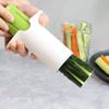 NEEVAS Vegetable Cucumber Divider Gadget Carrot Strawberry Splitter Cutting Slicer Tool