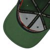 Mitchell & Ness Classic Red Pinscript Snapback, DarkGreen