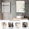 22" x 30" Rectangular Wall Mirror Metal Frame Bathroom Bedroom Vanity Mirror