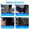 For GMC Terrain 4x Black Front & Rear Mud Flaps Splash Guards Splashguards Kits