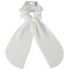 Scunci Collection Scarf Scrunchie, White, 1-Piece