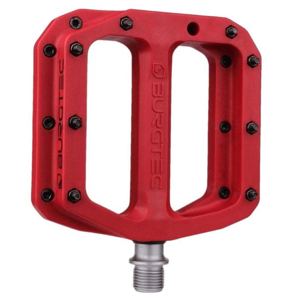Burgtec MK4 Composite Pedals, Red, One Size