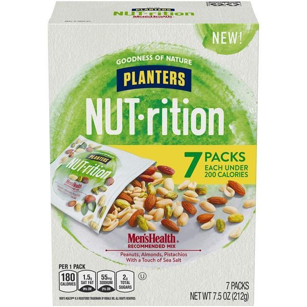 NUT-RITION MEN'S HEALTH Recommended Nut Mix with Peanuts, Almonds, Pistachios Se