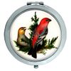 Pine Grosbeak Compact Mirror