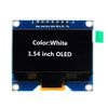 Fasizi 1.54 Inch OLED Display Module 128x64 SPI IIC Interface OLED Screen Board 3.3-5V UART - White font