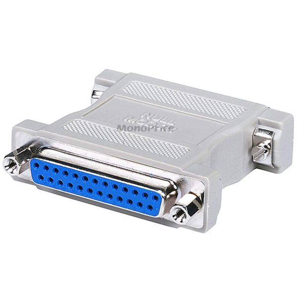 Monoprice DB25, M/F, Null Modem Adaptor