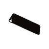 For iPhone 8 Plain Glass Back Replacement in Black