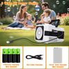 PANACARE Upgrade Portable Soap Bubble Machine, Automatic Soap Bubble Machine 20000+ Bubbles/Minute with Soap Bubble Solution, Kids Soap Bubble Machine Wedding/Easter/Party Gift