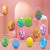 Easter Eggs Bath Bombs for Kids with Toys Inside for Girls Boys - 12pcs Bulk Large Surprise Colorful Dinosaur Egg Bubble Bath Fizzies, Gentle and Kids Safe for Birthday Gift Stuffers Christmas