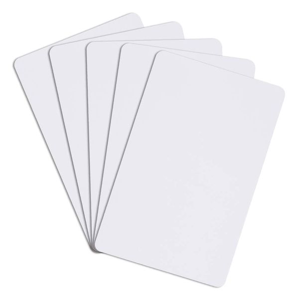 KurDunly RFID Card Intelligent 13.56MHz Readable Rewritable UID Changeable PVC Material 1K IC Card Clone Block 0 Sector 0 White (Pack of 100)