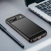 Aikcks for Google Pixel 8A Phone case, Shockproof, Scratch Resistant Carbon Fiber Jacket, Soft TPU,for Pixel 8A case (Black)