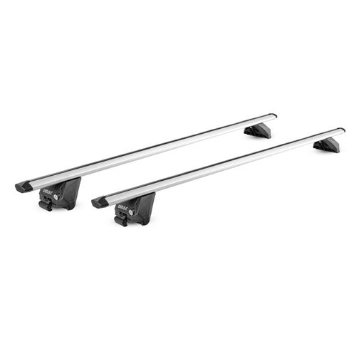 OMAC Roof Rack Cross Bars Luggage Carrier for Infiniti QX30 2017-2019 Alu Grey 2X
