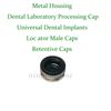 12Pcs US Locator Metal Housing with Laboratory Insert Replacement Assembly