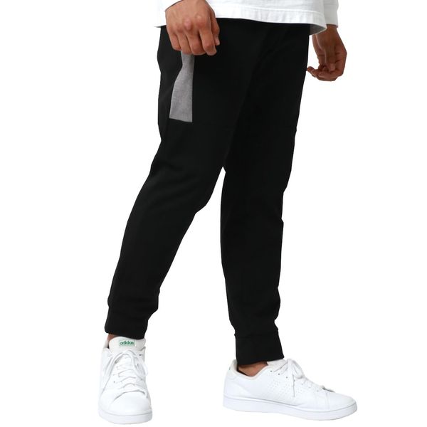 Converse Men's Jogger Pants, Sweat Pants, Sweat Wicking, Quick Drying, Easy Pants, Jersey Pants, Black