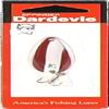 Dardevle Eppinger 916 Dardevle Spinnie, Red/White, 1/4-ounce