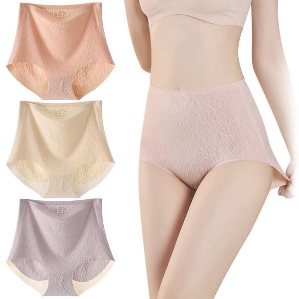 SLEEPSINERO Women's Seamless Panties, 3-Piece Set, No Pinching, Antibacterial, Odor Resistant, No Sewing, Super Booty Effects, Deep, Soft, No Pinching, Seamless Shorts, Women's Panties, Nice Butt Panties, Set of 3 A