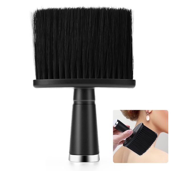 Barber Brush Neck Duster Brush Hair Cutting Brush Soft Barber Neck Duster Hair Cleaning Dusting Brush Barber Supplies for Brushing off Hair Around Neckline and Ears