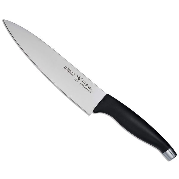 Henckels 16711-481 HI Style Western Knife, Black, 7.1 inches (180 mm), Made in Japan (Seki City, Gifu), Chef's Knife, Stainless Steel, Dishwasher Safe, Authorized Japanese Retail Product