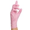 Nitrilhandschuhe Rosa, Rose Einmalhandschuhe, 100 Stück (L)