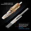 Ambition Premium #12 Standard 7M1 Disposable Tattoo Needles Cartridges Supply 7 Single Stack Magnum 20Pcs for Professionals and Beginners Tattoo Artists