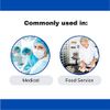 Disposable Bouffant (Hair Net) Caps, Spun-bounded Poly, Hair Head Cover Net 18 Inches, Blue, (1000)
