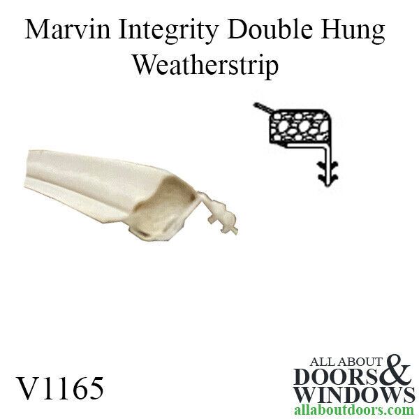 Marvin Sill Foam Weatherstrip For Double Hung Windows V1165 Integrity Seal