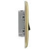 BG Electrical nab42 Double Light Switch, Antique Brass, 2-Way, 20A,16AX, 2 Way