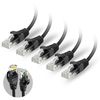 Spetstech Patch Cable 5pcs CAT6 (Black, 0.5m)