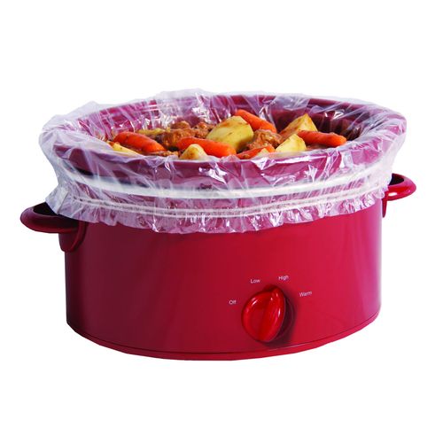 PanSaver Slow Cooker Liners - Disposable Liners for Instant Cleanup with No Scrubbing (Fits 3-8 Quarts, 8 Count)