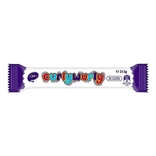 Cadbury Curly Wurly Chocolate Bar, 26G (Pack Of 48)