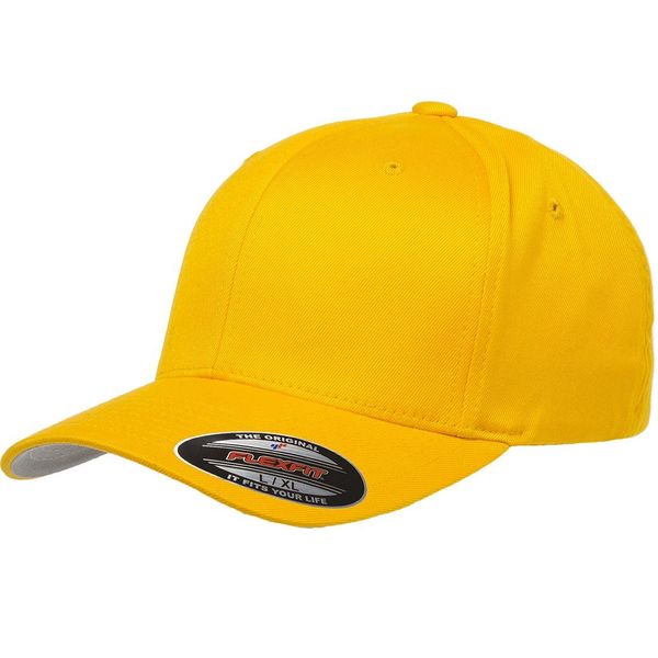 6277 Flexfit Wooly Combed Twill Cap - Large/XLarge (Gold) (US)