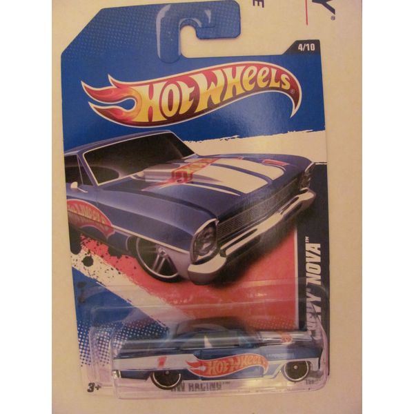 Hot Wheels 2011 HW Racing 4/10 '66 Chevy Nova 154/244