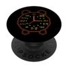 Alarm Clock Time Math Watch Mathematician Formula School PopSockets Swappable PopGrip