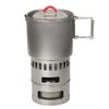 Evernew Titanium Mug Pot 500 Stove Set RED ECA268R