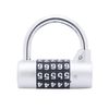 KATSU Digital Pad Lock Professional 5 Digits Silver