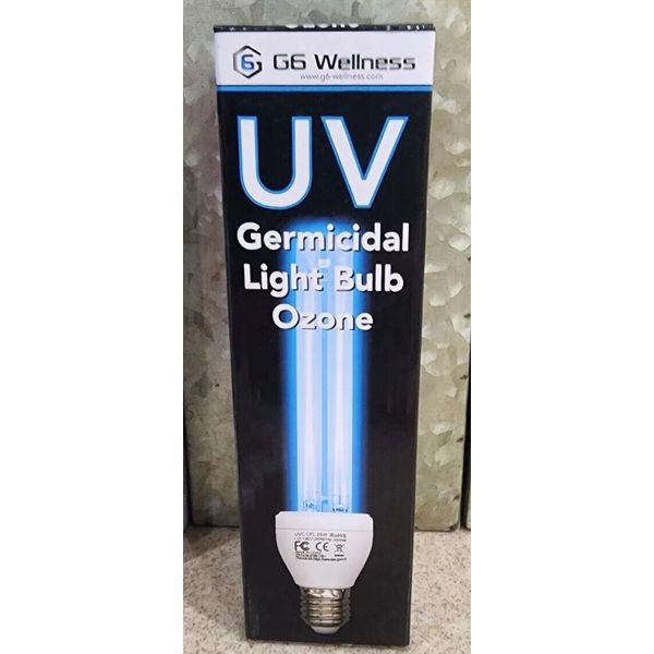 G6 Wellness UV Germicidal Replacement Light Bulb Ozone E26/E27 New