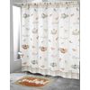 Avanti Linens - Fabric Shower Curtain, Fall Inspired Bathroom Decor (Grateful Patch Collection)