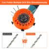 Drill Bit Sharpener, Angle Grinder Attachments Power Drill Bit Grinding Attachment Drill Sharpener for 2-13mm Bits,125mm Grinder Orange