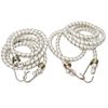 2pcs 62" Long Bungee Cords Heavy Duty Bungee Strap With Durable Metal Hook White