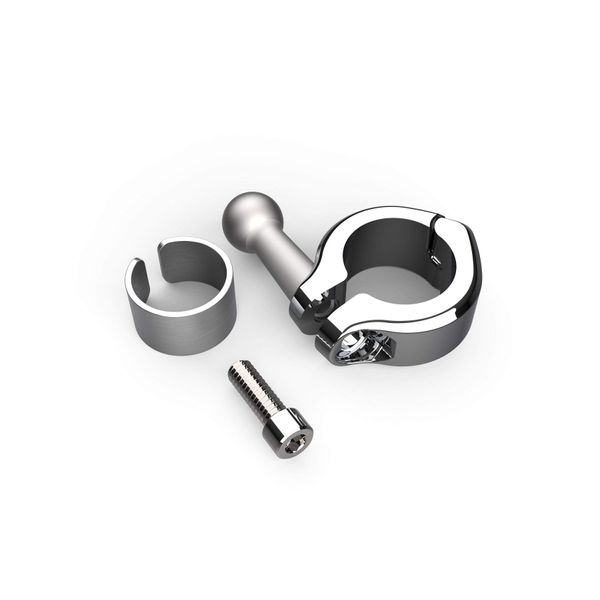 CIRO 7/8"-1" Aluminum Bar Mount Chrome