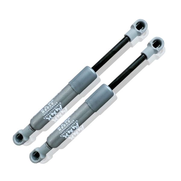 2x RhedexX® Gasdruckfeder 195mm/58mm/250N - Ersatz für Stabilus LIFT-O-MAT 195mm 250N Grau Gasdruckdämpfer Kesseböhmer Küche Möbelklappen Gasfeder Liftomat