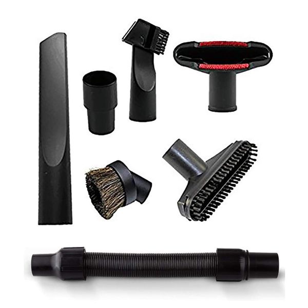 Vacuum Cleaner Attachments Flexible Extension Hose Brush Nozzle Crevice Tools...