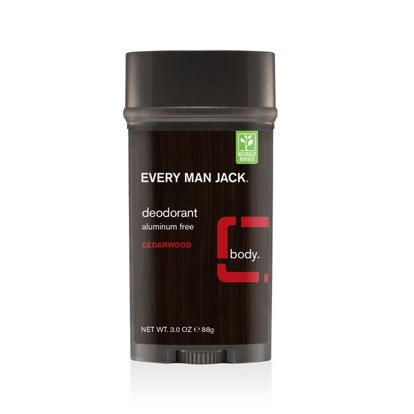 Every Man Jack 91299 Deodorant, Cedarwood, 3 Ounce