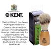 Kent Wooden Barrel Immitation Badger Shaving Brush Small