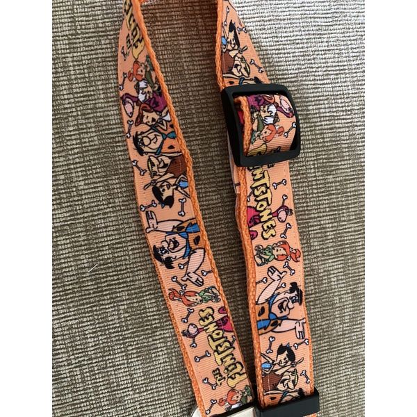 Dog Leash Adjustable Fashion Pet Car Seat Belt Flintstones Cartoon 80s Pebble