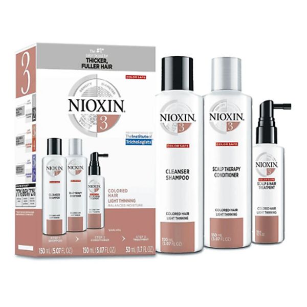 NIOXIN System 3 Kit Cleanser Shampoo & Scalp Therapy Conditioner & Treatment
