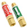 EATAKWARD 2Pcs Torch End, Oxygen Acetylene Flashback Arrestors Set, Replace for Oxygen and Acetylene