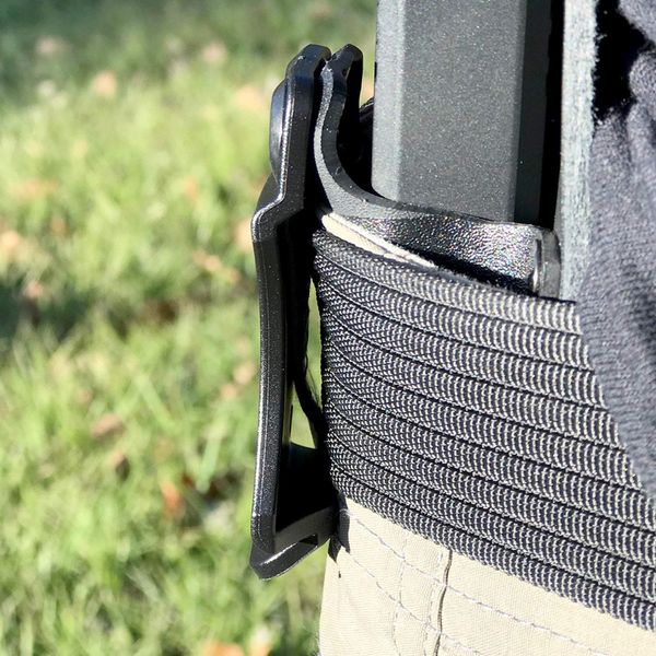 Gunmetal Gray USA IWB Hybrid Concealed Carry Holster (Right-Hand, Taurus 709 Slim)