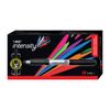BIC Intensity Permanent Markers, Fine Point, Black, Low Odor, 12-Count